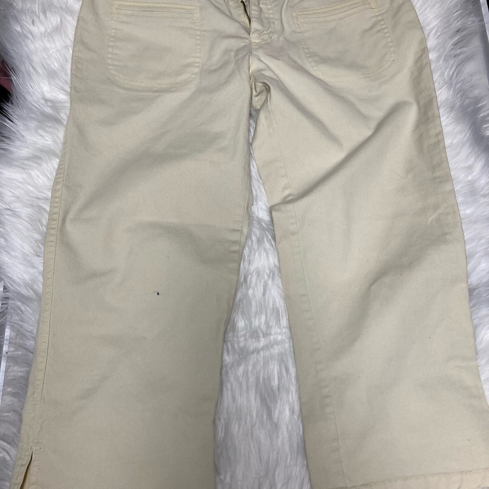 Beige Casual Pants